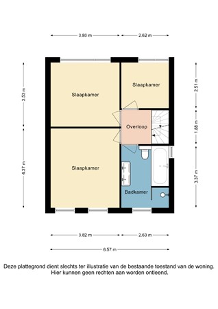 Plattegrond - Wachtendonckstraat 41, 6371 VV Landgraaf - Wachtendonckstraat 41 Landgraaf - Verdieping 2D.jpg
